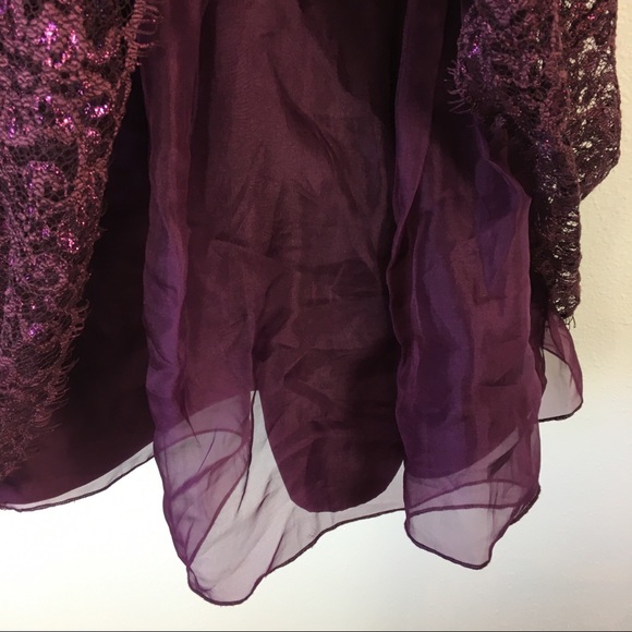 Alice + Olivia Ophelia Lace Fit & Flare SL Dress - Picture 6 of 8